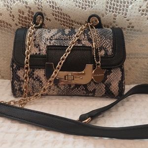 Big Buddha Snakesin Print Crossbody